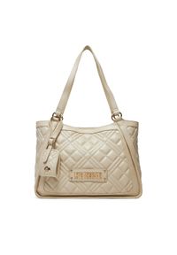 Love Moschino - LOVE MOSCHINO Torebka JC4206PP0MLA0110 Beżowy. Kolor: beżowy. Materiał: skórzane