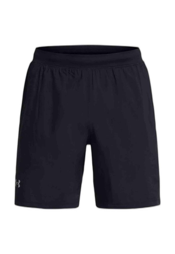 Spodenki do biegania męskie Under Armour Launch 7" reflective. Kolor: czarny. Sport: bieganie