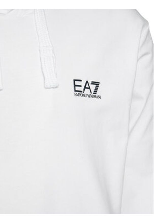 EA7 Emporio Armani Bluza 8NPM04 PJ05Z 1100 Biały Regular Fit. Kolor: biały. Materiał: bawełna