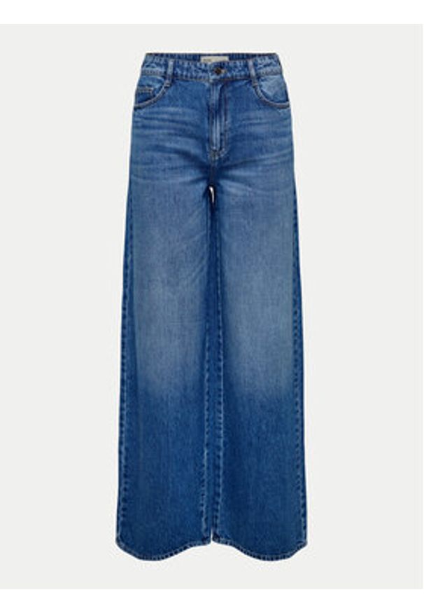 JDY Jeansy Carina 15335489 Niebieski Wide Leg. Kolor: niebieski