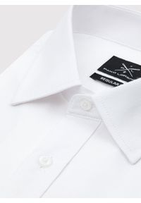 Pako Lorente - PAKO LORENTE – Koszula męska biała ASANA P000B-1X-595-B. Typ kołnierza: kołnierzyk klasyczny. Kolor: biały. Materiał: bawełna. Długość rękawa: długi rękaw. Długość: długie. Wzór: gładki. Styl: klasyczny, elegancki #7