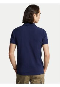 Polo Ralph Lauren Polo Core Replen 710795080 Granatowy Slim Fit. Typ kołnierza: polo. Kolor: niebieski. Materiał: bawełna