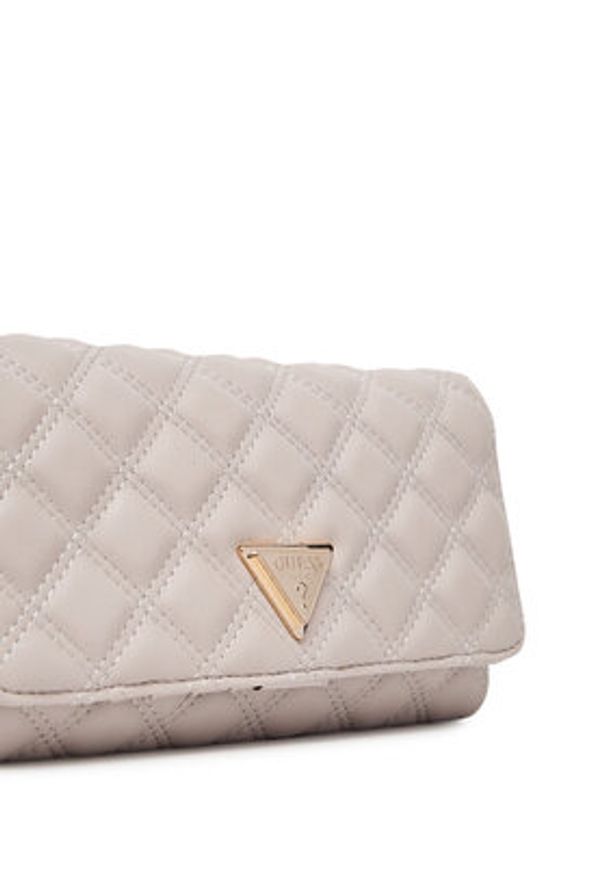 Guess Torebka Giully II Mini HWQG96 73750 Beżowy. Kolor: beżowy. Materiał: skórzane