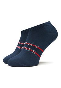 TOMMY HILFIGER - Tommy Hilfiger Zestaw 2 par niskich skarpet męskich 701222188 Granatowy. Kolor: niebieski. Materiał: materiał, bawełna