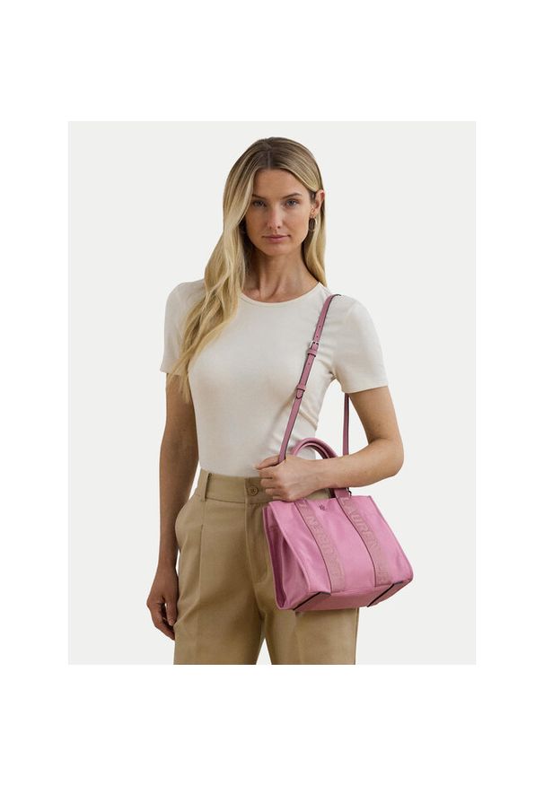 Lauren Ralph Lauren - Torebka LAUREN RALPH LAUREN. Kolor: różowy