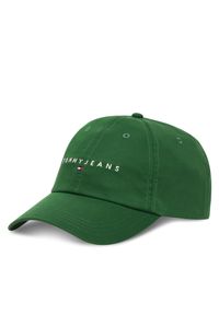 Czapka z daszkiem Tommy Jeans. Kolor: zielony