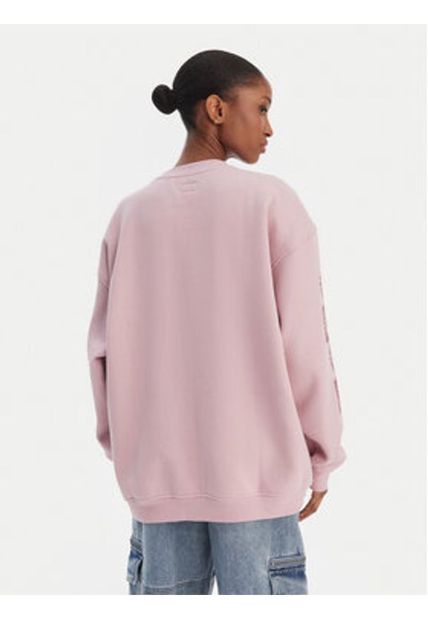 RVCA Bluza 23B463504 Fioletowy Regular Fit. Kolor: fioletowy. Materiał: bawełna