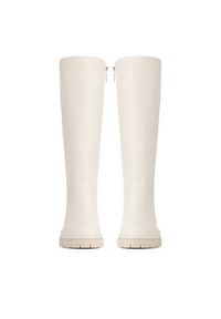 MEXX Oficerki MI001805143W Beżowy. Kolor: beżowy. Materiał: skóra #5
