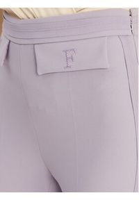 Elisabetta Franchi Spodnie materiałowe PA-170-61E2-V290 Fioletowy Regular Fit. Kolor: fioletowy. Materiał: syntetyk #5