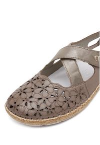 Rieker Półbuty 44856-64 Szary. Kolor: szary. Materiał: skóra #3