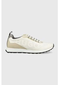 Hugo - HUGO sneakersy Icelin kolor biały. Nosek buta: okrągły. Zapięcie: sznurówki. Kolor: biały. Materiał: guma