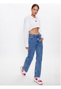 Tommy Jeans Bluza DW0DW16126 Biały Regular Fit. Kolor: biały. Materiał: bawełna #3