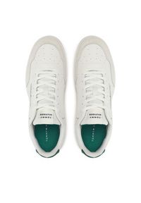 TOMMY HILFIGER - Tommy Hilfiger Sneakersy FM0FM05467 Biały. Kolor: biały. Materiał: skóra #3