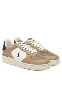 Polo Ralph Lauren Sneakersy Masters Court 809960988001 Brązowy. Kolor: brązowy. Materiał: skóra #4