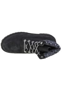 Buty Timberland 6 In Premium Boot Jr 0A5SZ1 czarne. Wysokość cholewki: za kostkę. Kolor: czarny. Materiał: materiał, skóra. Szerokość cholewki: normalna. Sezon: zima #3