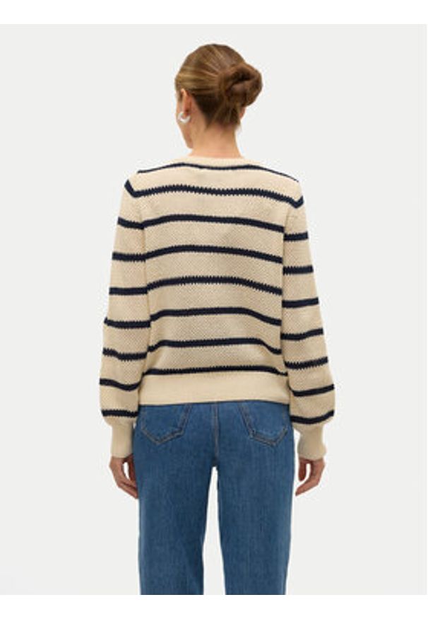 Vero Moda Kardigan Amazing 10319138 Beżowy Regular Fit. Kolor: beżowy. Materiał: syntetyk