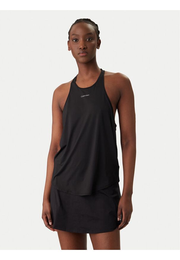 Calvin Klein Performance Top Icon Sport LVGWS6K234 Czarny Slim Fit. Kolor: czarny. Materiał: syntetyk. Styl: sportowy