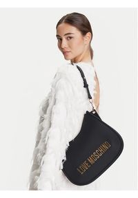Love Moschino - LOVE MOSCHINO Torebka JC4021PP1NKD0000 Czarny. Kolor: czarny. Materiał: skórzane #4