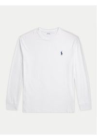 Polo Ralph Lauren Longsleeve 710671467056 Biały Regular Fit. Typ kołnierza: polo. Kolor: biały. Materiał: bawełna. Długość rękawa: długi rękaw #3