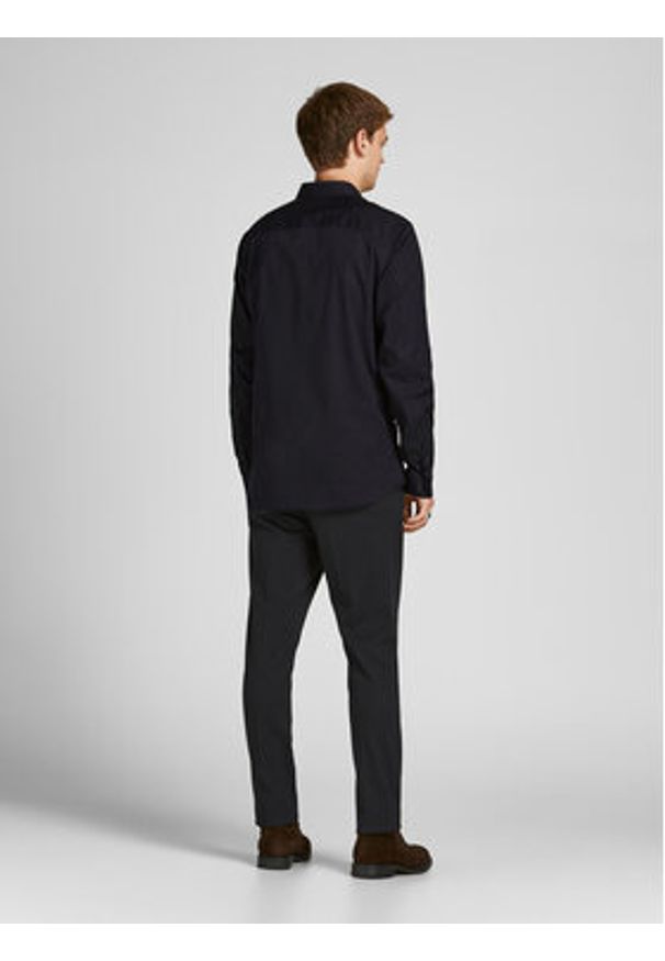 Jack & Jones Koszula 12201905 Czarny Slim Fit. Kolor: czarny. Materiał: bawełna