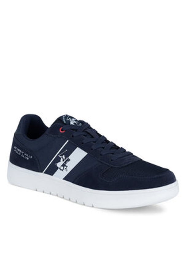 Beverly Hills Polo Club Sneakersy M-VS31981-01 Granatowy. Kolor: niebieski. Materiał: materiał
