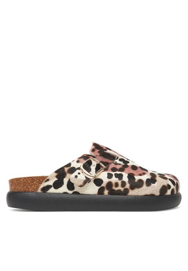 Klapki Scholl. Kolor: brązowy