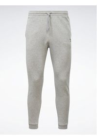 Reebok Spodnie dresowe Identity IA4345 Szary Regular Fit. Kolor: szary. Materiał: dresówka, bawełna #6