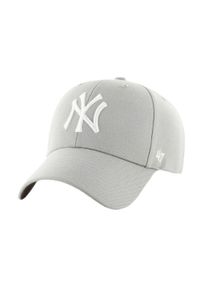 Damska czapka z daszkiem 47 Brand MLB New York Yankees MVP Cap. Kolor: szary. Materiał: akryl, wełna