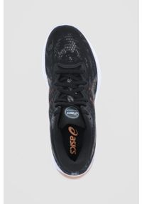 Asics buty do biegania GEL-CUMULUS 23 kolor czarny na płaskim obcasie. Nosek buta: okrągły. Zapięcie: sznurówki. Kolor: czarny. Materiał: guma. Obcas: na obcasie. Wysokość obcasa: niski #4