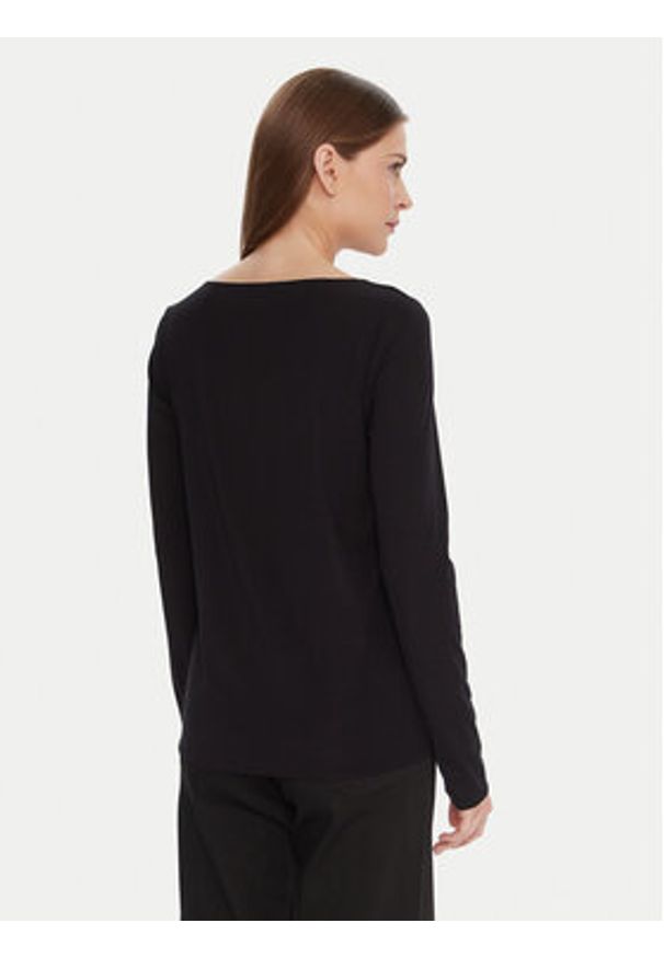 Wolford Bluzka 53336 Czarny Slim Fit. Kolor: czarny