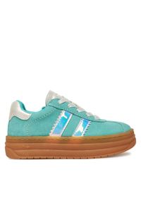 Sneakersy Primigi. Kolor: turkusowy