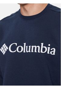 columbia - Columbia Bluza Trek™ Crew Niebieski Regular Fit. Kolor: niebieski. Materiał: bawełna, syntetyk #4