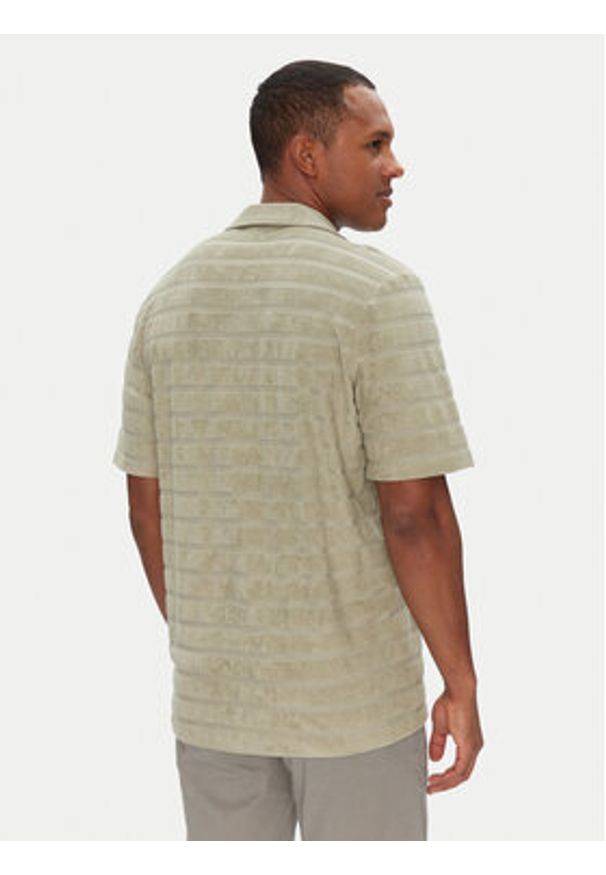 Hugo - HUGO Koszula Ellino 50539351 Zielony Relaxed Fit. Kolor: zielony. Materiał: bawełna