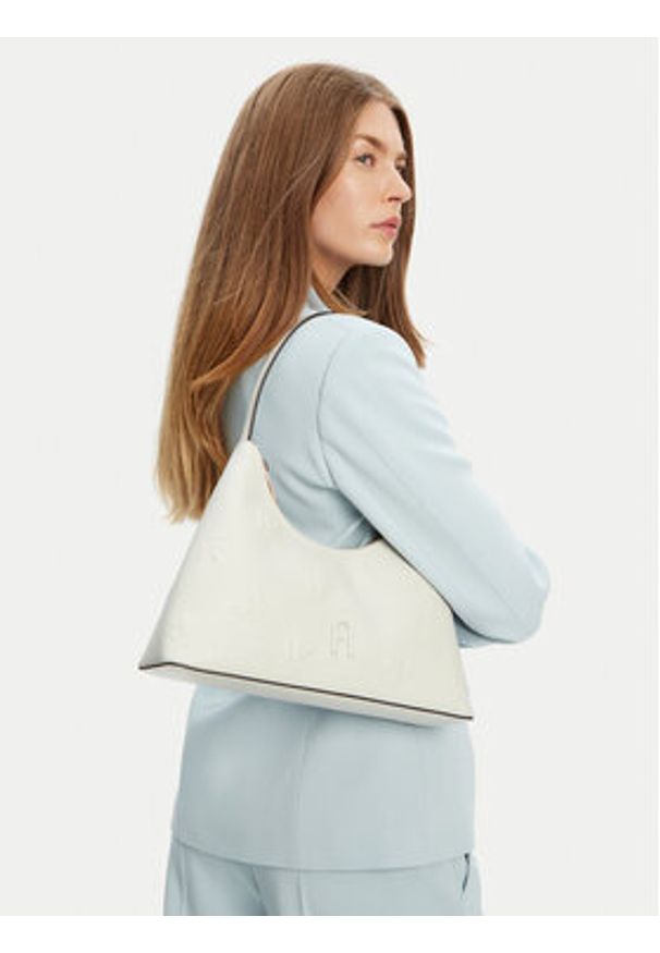 Furla Torebka WB00782 BX3822 1704S Biały. Kolor: biały. Materiał: skórzane