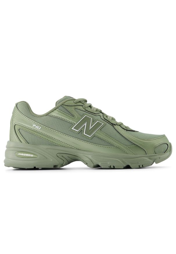 Buty unisex New Balance U740RS2 – zielone. Kolor: zielony. Materiał: materiał, syntetyk. Szerokość cholewki: normalna. Sezon: lato. Sport: turystyka piesza
