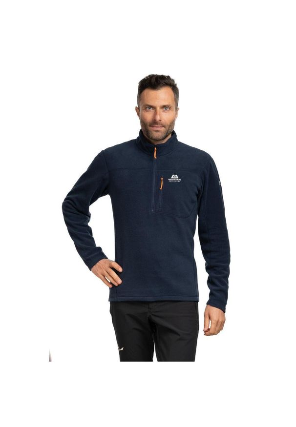 MOUNTAIN EQUIPMENT - Bluza trekkingowa męska Micro Zip T. Kolor: niebieski. Materiał: polar