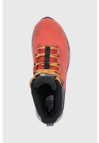The North Face Buty męskie kolor pomarańczowy. Nosek buta: okrągły. Zapięcie: sznurówki. Kolor: pomarańczowy. Materiał: guma #4