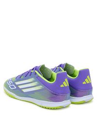 Adidas - adidas Buty do piłki nożnej F50 Club Indoor Boots JI0023 Fioletowy. Kolor: fioletowy. Materiał: skóra #4