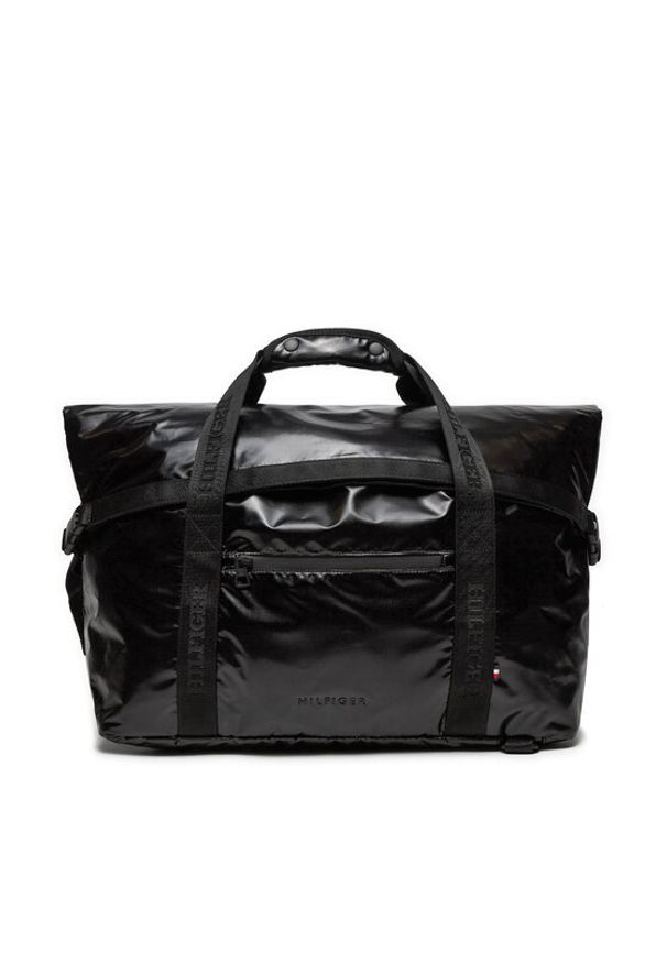 TOMMY HILFIGER - Tommy Hilfiger Torba Storm Duffle AM0AM12459 Czarny. Kolor: czarny. Materiał: materiał