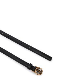 Pinko - PINKO Pasek Damski Thin Belt H1 AI 25-26 PLT01 105481 A0F1 Czarny. Kolor: czarny. Materiał: skóra #2