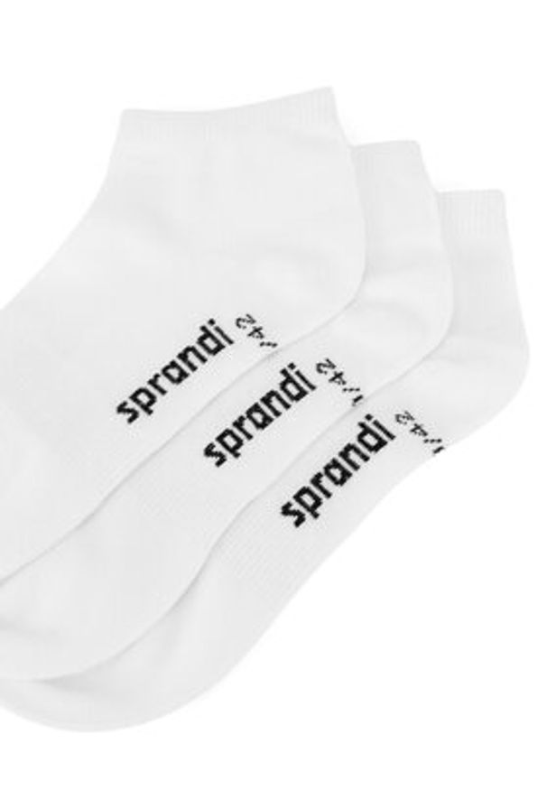 Sprandi Zestaw 3 par niskich skarpet męskich 0MB-002-SS24 (3-pack) Biały. Kolor: biały. Materiał: bawełna