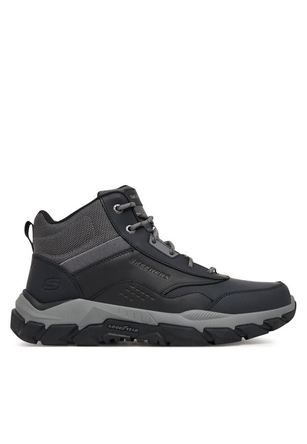 skechers - Trekkingi Skechers. Kolor: czarny. Sport: turystyka piesza