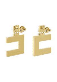 Elisabetta Franchi Kolczyki OR-07-B46E2-V220 Złoty. Materiał: złote. Kolor: złoty