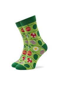 Rainbow Socks Zestaw 3 par wysokich skarpet unisex Xmas Balls Zielony. Kolor: zielony. Materiał: materiał, bawełna #4