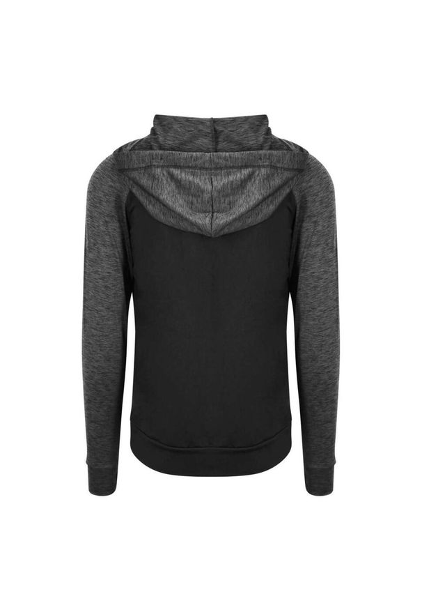 JUST COOL - Bluza Rozpinana Męska Kontrastowa Melanż Slim. Kolor: wielokolorowy, szary, czarny, brązowy. Wzór: melanż