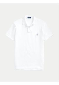 Polo Ralph Lauren Polo Core Replen 710548797 Biały Slim Fit. Typ kołnierza: polo. Kolor: biały. Materiał: bawełna