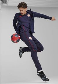 Puma - Męska kurtka z kapturem Casuals FC Red Bull Salzburg PUMA Navy Red Blue. Typ kołnierza: kaptur. Kolor: niebieski, czerwony, wielokolorowy. Sport: piłka nożna