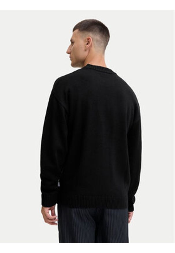 Jack & Jones Sweter Urban 12278942 Czarny Relaxed Fit. Kolor: czarny. Materiał: syntetyk, bawełna