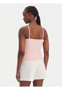 Guess Top E6GP02 J1314 Różowy Regular Fit. Kolor: różowy. Materiał: bawełna #3