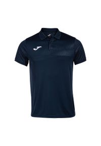 Koszulka polo męska Joma Montreal. Typ kołnierza: polo. Kolor: niebieski. Materiał: materiał. Sport: tenis